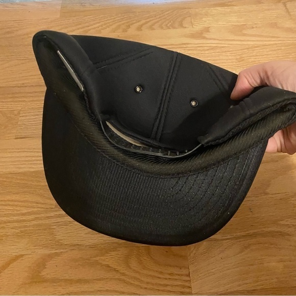 Vintage Ariens SnapBack Trucker Hat Snow Blower Mesh Puffy 80s 90s Orange Black - Picture 13 of 13